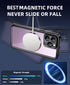 Unitedtime iPhone 14 Pro Max Case - Magnetic, Waterproof, Shockproof, Dustproof, with Built-in Screen Protector, 6.7"