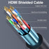 Vorothin 4K 2 2-Pack, 2FT 4K@60Hz, 2.2, 3D, CL3 PS5, PS4, HDMI Cable FT Short HDMI Patch Jumper Cord Shielded HDMI