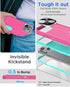 AICase iPhone 14 Heavy Duty Case with Kickstand, Glass Screen Protector & Camera Lens, Rugged Shockproof Protection.