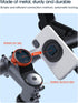 sincetop Bike Phone Mount, Mountain Bicycle Cell Phone Holder, Universal Aluminum Handlebar Stem Phone Clamp, Cycling