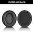 Protein Leather Ear Pads Replacement for Anker Space Q45 Headphones, Earpads with Isolation Foam, Repair Parts