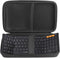 Hard Travel Protective Case for ProtoArc Foldable Bluetooth XK01 Wireless Portable Keyboard, Windows iOS Android