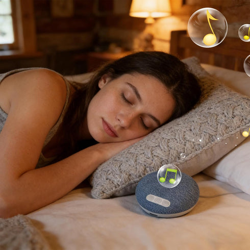 Generic Sleep Speaker Wireless White Noise Pillow Speaker | Rechargeable Mini Sleep AidSp for Home, Bedroom, Office