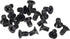 uxcell M3 x 5mm Phillips Screw Fastener - Black for Laptop PC TV Fan Switch (150pcs)