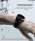 Ringke Bezel Styling Cover for Galaxy Watch Active 2, 40mm Only, Glossy Silver Adhesive Accessory