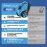 PowerLocus PLED Kids Bluetooth Headphones, Wireless Headphones with LED Lights, 74/85/94dB Safe Volume, Micro SD, AUX
