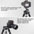 Z Flex Tilt Tripod Head, ARTCISE CNC Aluminum Alloy, All Metal Flexible Folding Z Pan, 360° Rotation for Canon Nikon