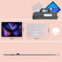 Wireless Keyboard with Touchpad, Ultra-Thin Rechargeable Bluetooth Mini Keyboard with Trackpad, Round Key for iPad