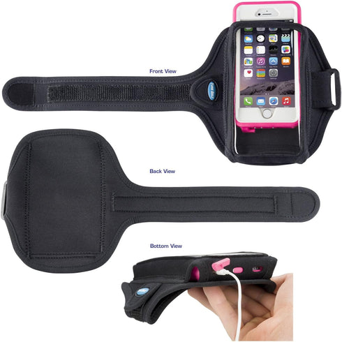 Tune Belt AB89 Running Armband Phone Holder for iPhone 11 Pro, SE 2022/2020, X/XS - Water Resistant