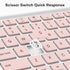 Emetok Wireless Keyboard for Tablet, iPad, iOS, Android, Windows, Rechargeable Mini Bluetooth Keyboard, Portable Size