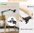 LenTok 15 14 13 12 Gooseneck Bed Phone Holder for Magsafe iPhone Stand, Desk Magnetic Phone Arm Mount with Clamp