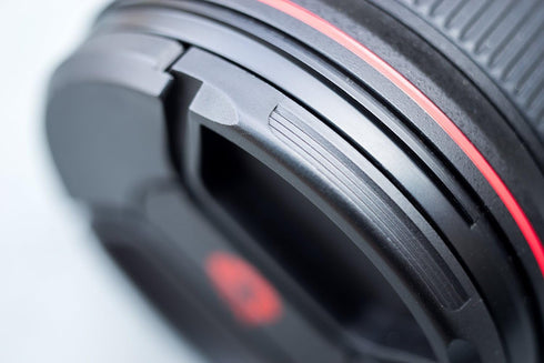 105mm Snap-On Center-Pinch Lens Cap, Extra Strong Springs, Camera Lens Cover, Made from 100% Recycled Plastic - Compatible with Nikon, Canon, Sony & Other DSLR Cameras