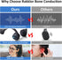 Bone Conduction Headphones - Open-Ear Wireless Bluetooth 5.3 Workout Headphones with Microphones, 20H Playtime