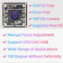Sevilinlu 3PCS OV9732, 100 1MP 1280x720 Win7/8/10/MAC USB Camera Module Degree Without Deformity, Free Driver