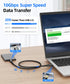 SUNGUY 10Gbps Android Auto USB C Cable, 1.5FT 3A USB 3.1 Gen 2 Fast Charging & Data Transfer Cable for iPhone