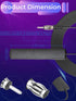 Universal Car Radio Antenna - Hidden Adhesive Mount Patch for FM AM Stereo Media Receiver Player