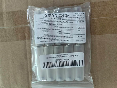 AEDIKO 10pcs AAA to AA Converter AAA to AA Battery Adapter AAA to AA Battery Converter Holder AAA to AA Adapter for AAA