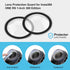 PULUZ Dual Lens Guard for Insta360 ONE RS 1-Inch 360 Edition, PC Sticky Lens Protection Accessories