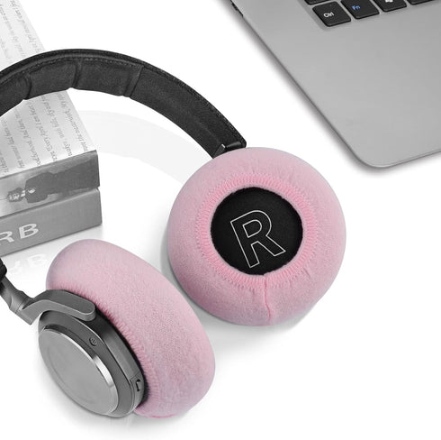 Geekria 2 Pairs Knit Headphones Ear Covers, Washable & Stretchable Sanitary Earcup Protectors for Over-Ear Headsets,