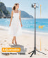 Victiv 68" Phone Tripod & Selfie Stick with Remote and Fill Light, Auto Open Cell Phone Tripod Stand, Extendable Phone