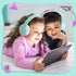 INFURTURE Kids Headphones with Microphone, Volume Limit 94dB, Wired Headphones for School, Travel, Compatible with