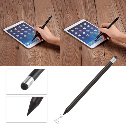 Universal Replacement Capacitive Touch Screen Stylus Pen for Mobile Phones and Tablets, Rubber Nib Support Click, Drag,