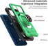 Ailiber Heavy Duty Phone Case for BLU View Speed B1550VL, with Screen Protector & Ring Kickstand, Green.