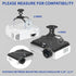 VIVO Universal Adjustable Ceiling Projector Mount for Regular and Mini Projectors, Black, MOUNT-VP01B