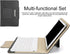 Bluetooth Wireless Keyboard with PU Case Cover for Android/iOS Smartphones, 10 Inch Keyboard Cover Set for Tablets