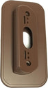 Wall Plate with 30 Degree Angle Mount for Nest Hello Video Door Bell - Coffee