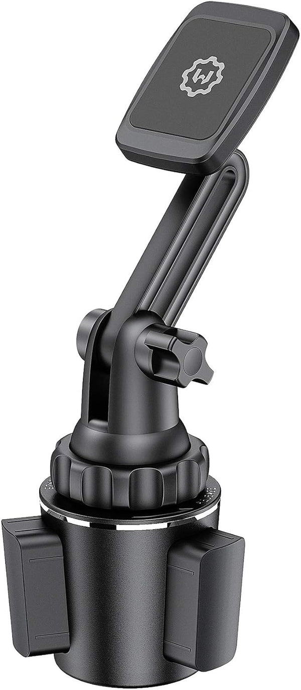 WixGear Magnetic Cup Holder Phone Mount, Extendable Arm Universal Car Cup Holder Adjustable Base for Smart Phone Cradle