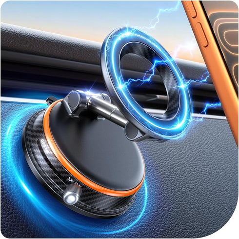 Peerock Pro Vacuum Magnetic Car Phone Holder for Magsafe 98LBS Strong Suction Cup