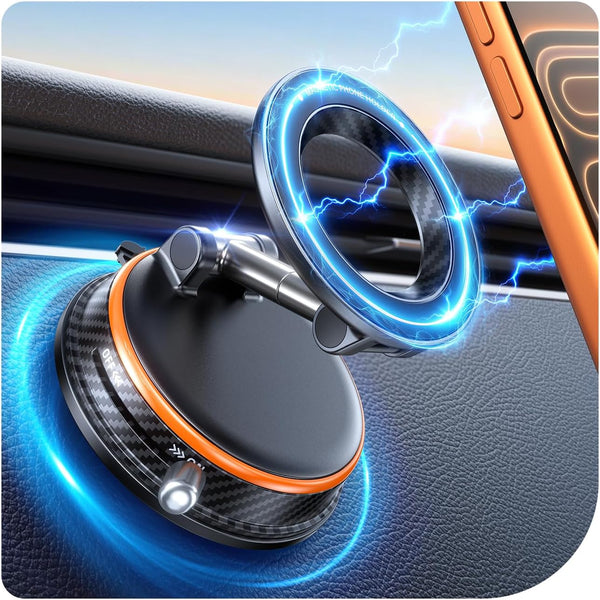 Peerock Pro Vacuum Magnetic Car Phone Holder for Magsafe 98LBS Strong Suction Cup