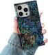 Cocomii Rectangle Case for iPhone 14 Pro Max, Abalone, Compatible with MagSafe, Luxury Slim Glossy Shockproof with