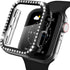 Recoppa Compatible Apple Watch Case with Screen Protector 45mm Series 7, Bling Crystal Rhinestone Bumper Case
