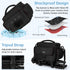 ANILD DSLR Gadget Bag, Crossbody Camera Bag for Photographers, Solid Water-resistant Travel Photography Camera