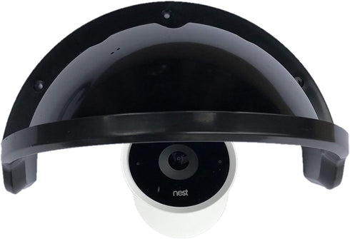 Universal Sun Rain Shade Camera Cover Shield for Nest/Ring/Arlo/Dome/Bullet Outdoor Camera - BLACK