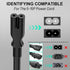 Vockjour 2 5Ft PS5/PS4/PS3 5 4 3, Prong AC Power Cord Black, Universal Power Cable Replacement for Sony Slim