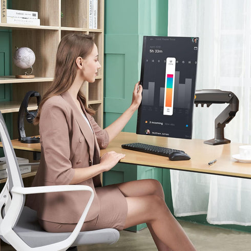 NB North Bayou Monitor Mount, Fits 4.4 to 19.8lbs Monitors, Adjustable Stand with Tilt Rotation Swivel Function