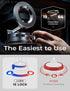 LISEN 17 16 15 14 13 12 for Magsafe Car Mount, Magnetic Phone Holders for Your Car, Vacuum Phone Mount for Car