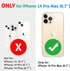 SPORTLINK Waterproof Case for iPhone 14 Pro Max, Built-in Shockproof Dustproof Screen Protector, IP68