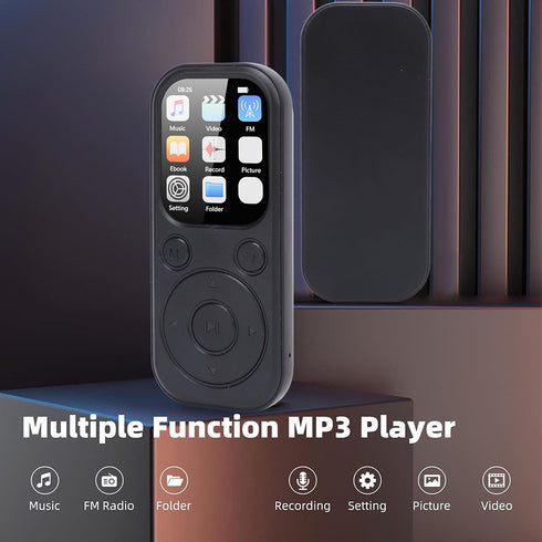 Bewinner MP3 5.4, 2.01 Inch 128GB 32G Player with Bluetooth HiFi Sound Quality Portable Music Player with Screen
