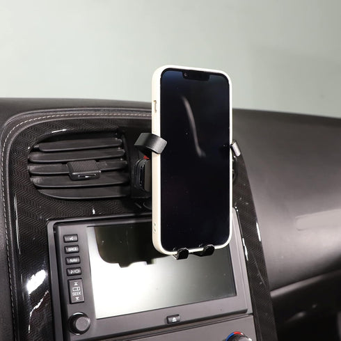 Car Mobile Phone Holder for C6 Corvette 2005-2013 - Center Console Magnetic Suction Mount Bracket Stand