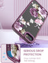Dretal iPhone SE 2022/2020 Case, with Tempered Glass Screen Protector, Military Grade Drop Tested, Purple