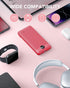 VRURC 10000mAh Portable Charger with Built-in Cables and AC Wall Plug, Compact Lightweight Power Bank for Smartphones,