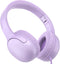 LORELEI E5 Wired Headphones for Kids - Foldable, Tangle-Free Nylon Wire, 3.5mm Jack, Stereo On-Ear, Purple.