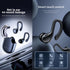 Wireless Earbuds, Open-Ear Bluetooth 5.3 Noise Cancelling Headphones with Ear Hooks, 60H Playtime for Running