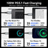 100W Magnetic Charging Cable Type C, 90 Magnetic USB C Charging Cable 3.3ft/Magnetic Phone Charger Cable for