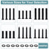 Maozhren 24" 40" 48" 50" 55" 58" 60" 65" RC439 100012585 100005396 100024699 100021261 TV Stand Screws and Washers
