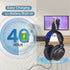 SIMOLIO Headphones with Extra Long Cord for TV | 18ft/5.5M Long Coil Cord | Over Ear Wired TV Headphones